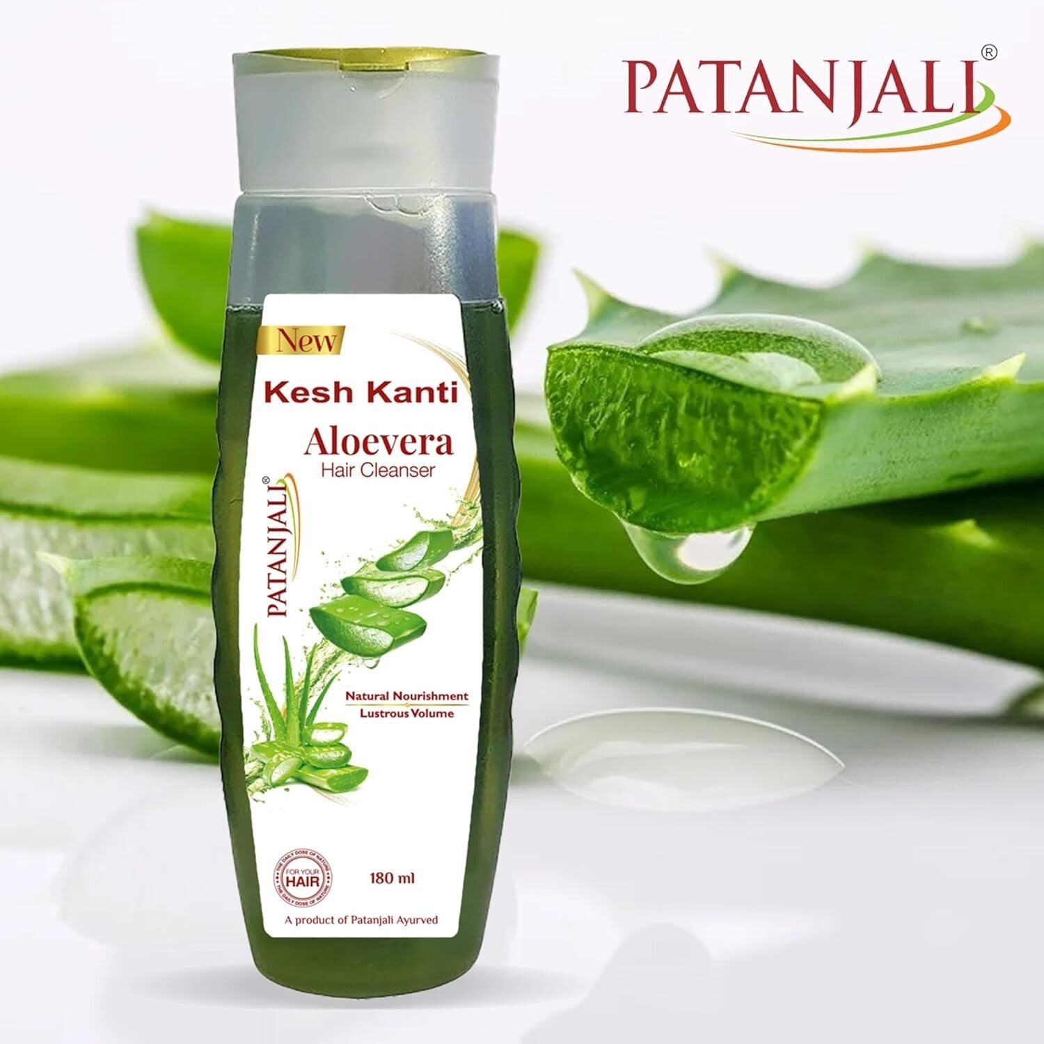 2 x Patanjali Kesh Kanti Aloe Vera Hair Cleanser 200ml (6.76 oz)  Free Shipping